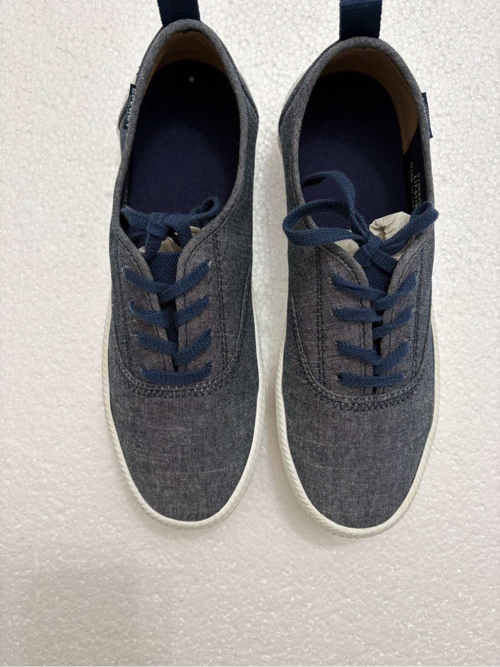 Sperry Navy Canvas Lace-Up Sneakers